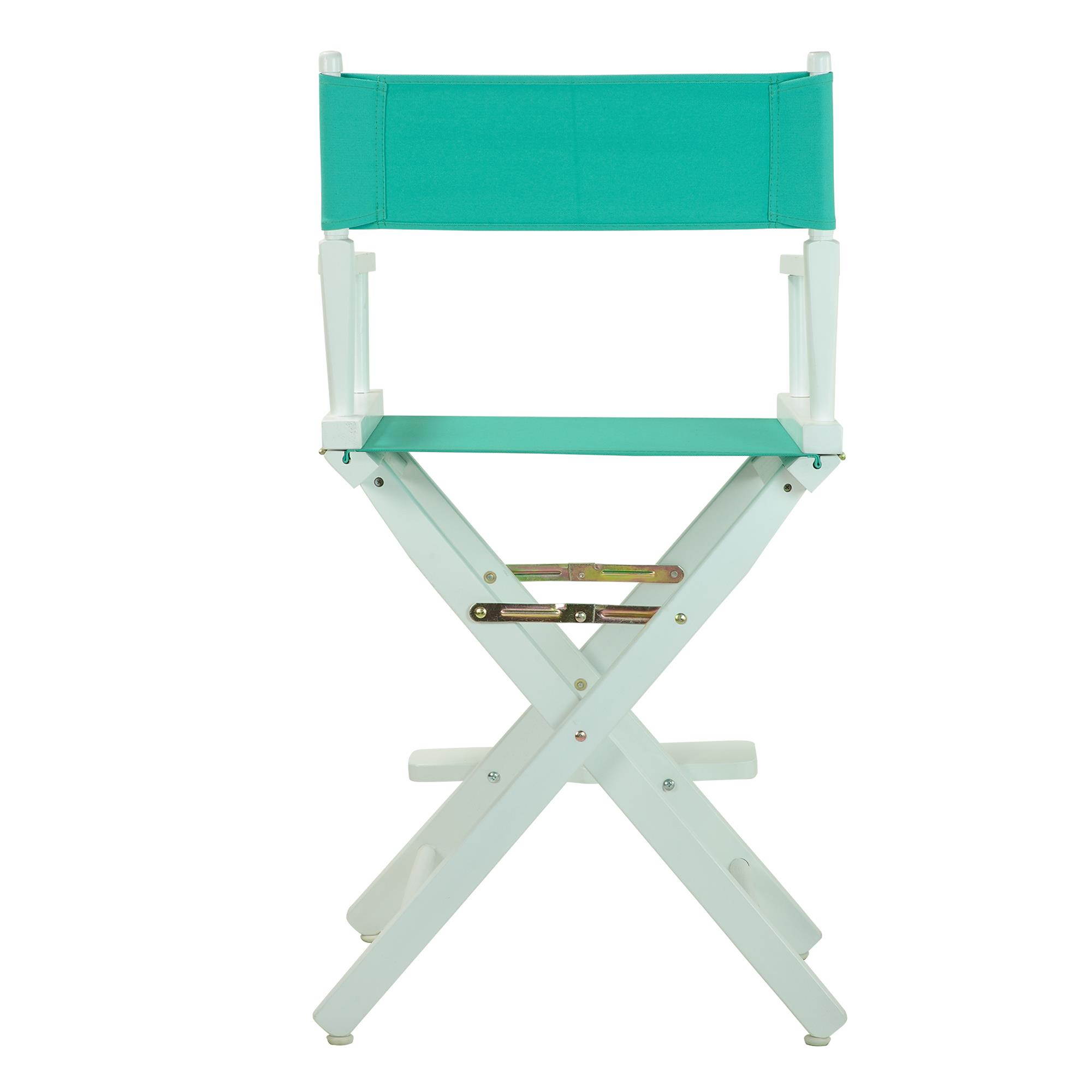 Casual Home 220-01-021-17 24 in. Directors Chair White Frame with Teal Canvas