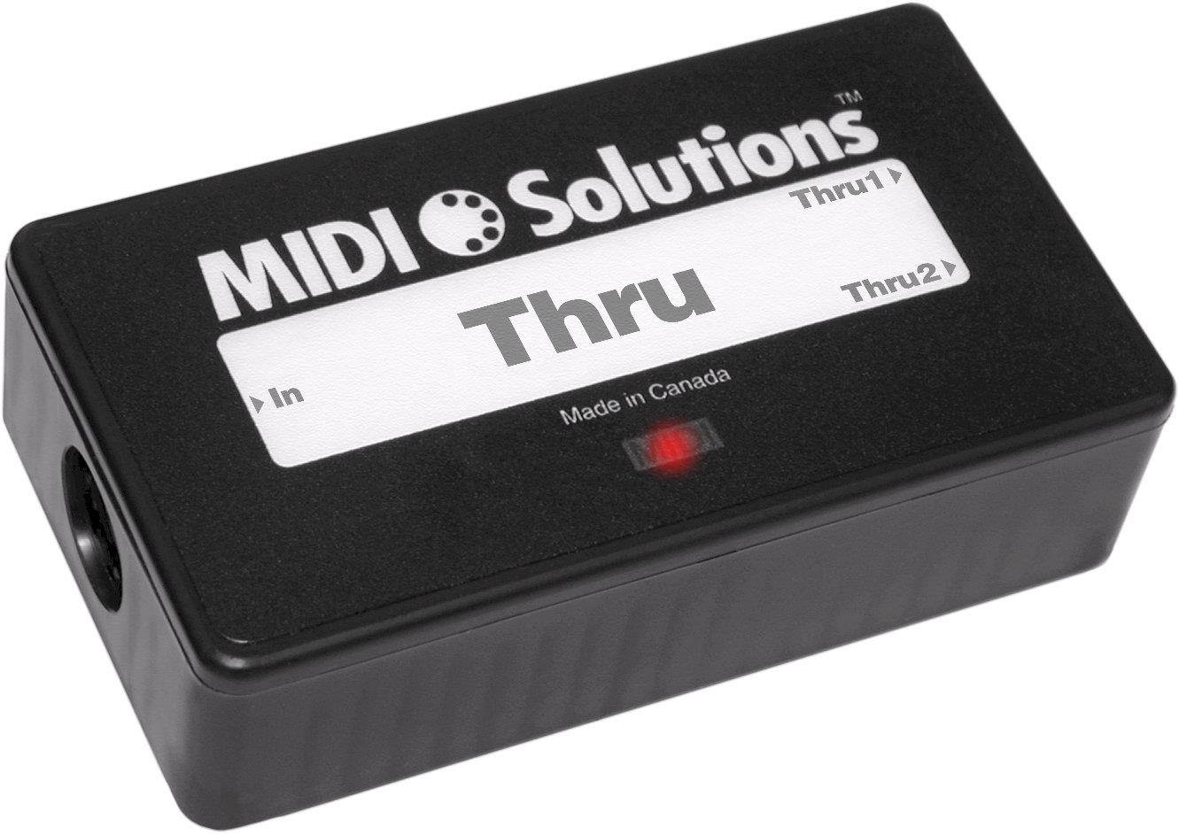 MIDI Solutions Thru 1in 2 Out MIDI Thru Box