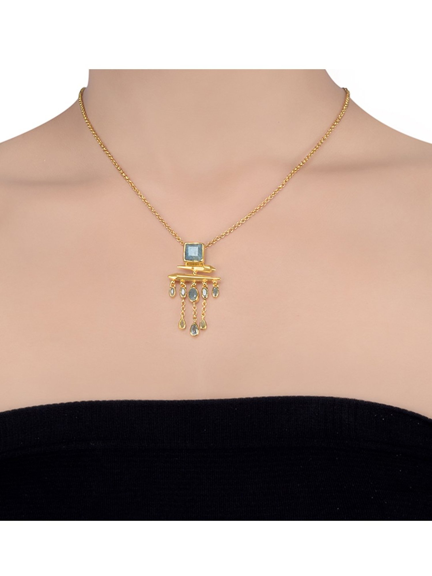 GIVA 92.5 Sterling Silver Double Infinity Love Necklace for Women