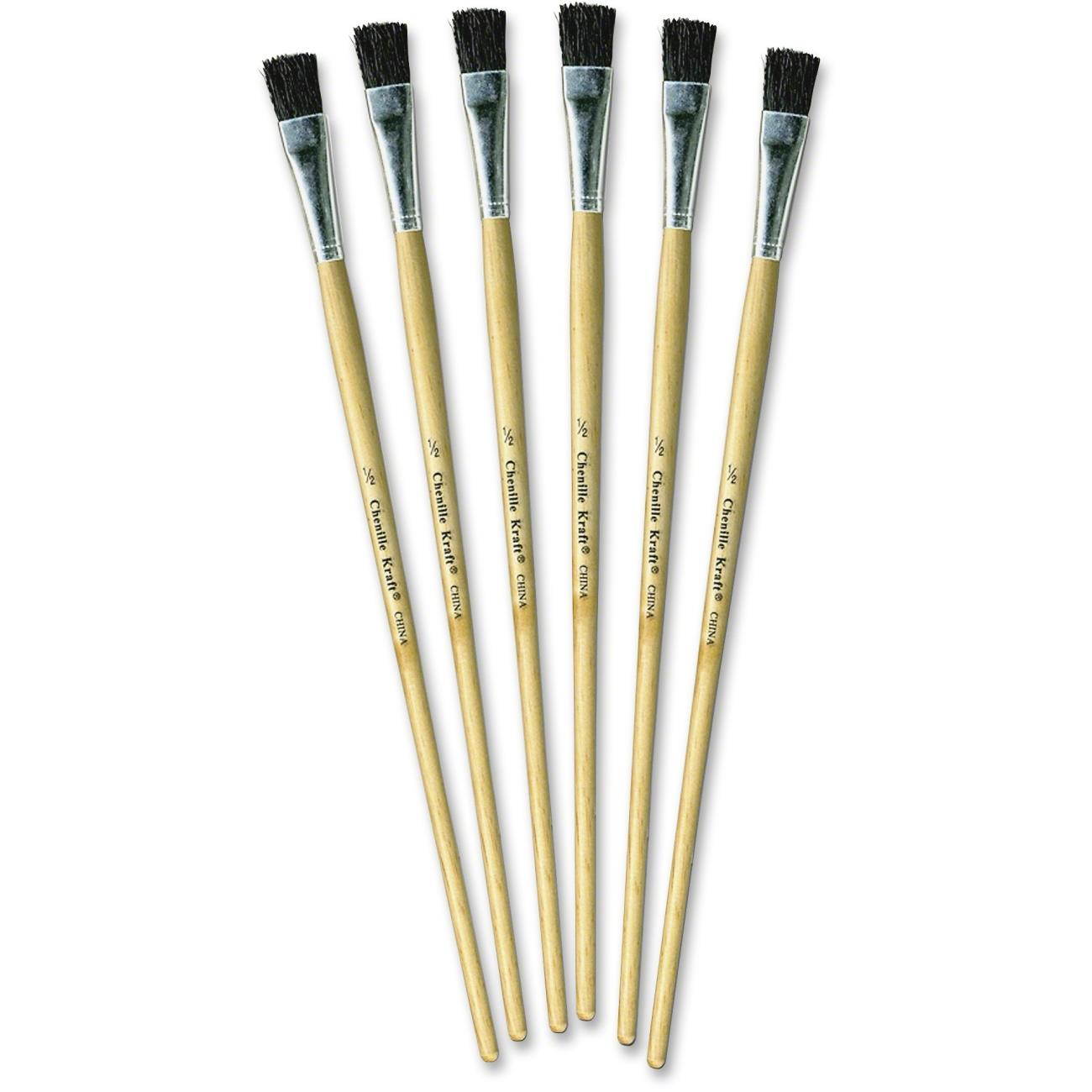 Chenille Kraft 1/2" Tempera Brush Set