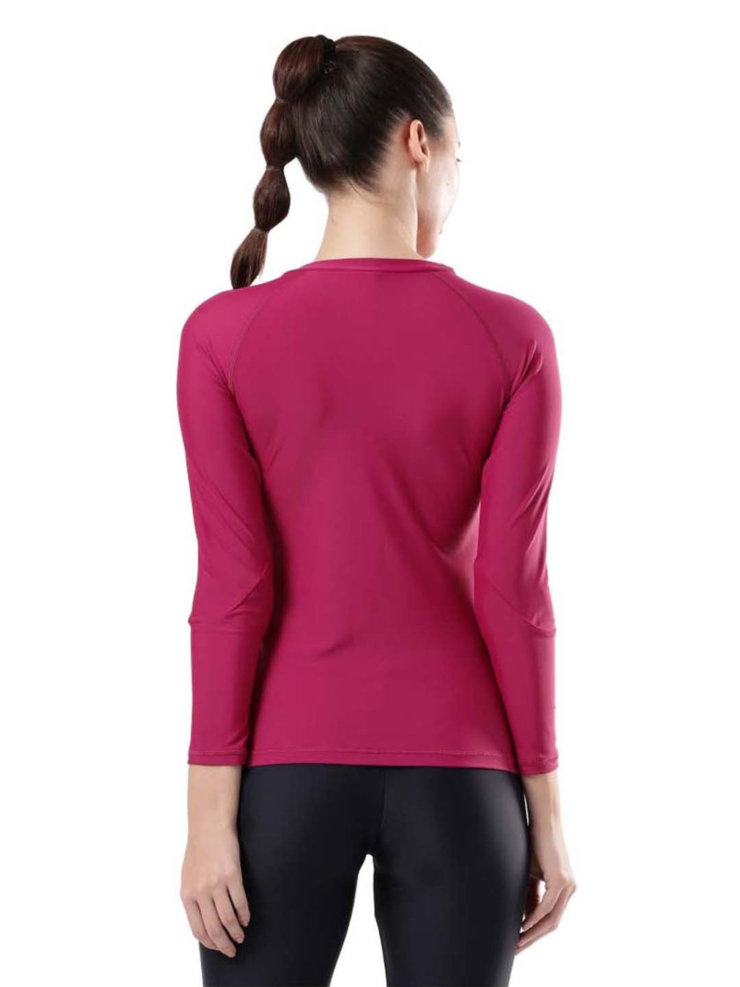 Speedo Pink Self Pattern Swimwear Top