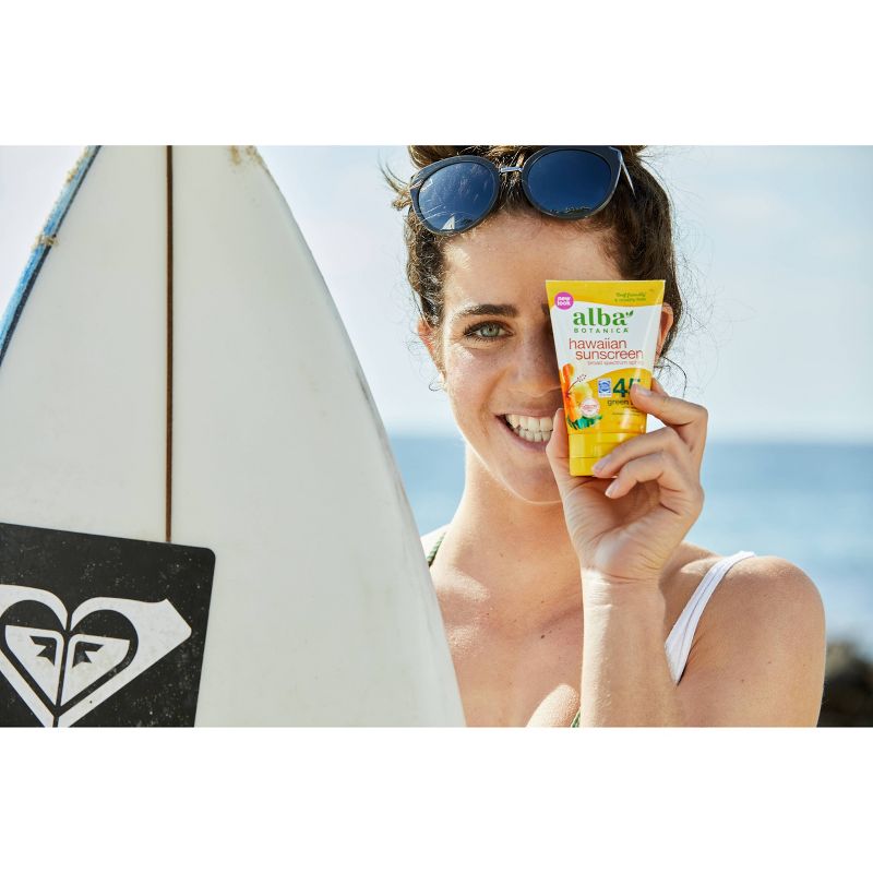 Alba Botanica Hawaiian Green Tea Sunscreen Lotion - SPF 45 - 4oz