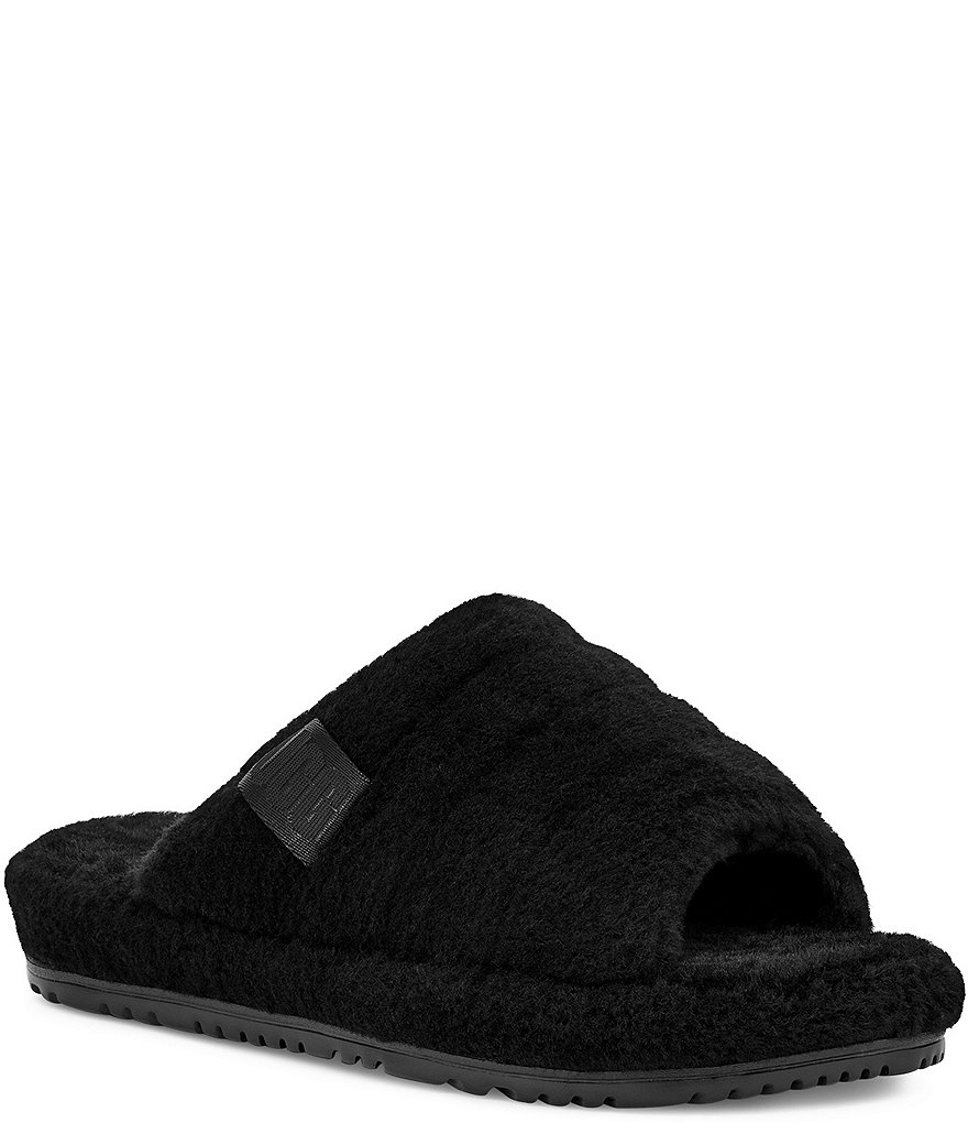 UGG&reg; Men's Scuff Logo Suede Slippers