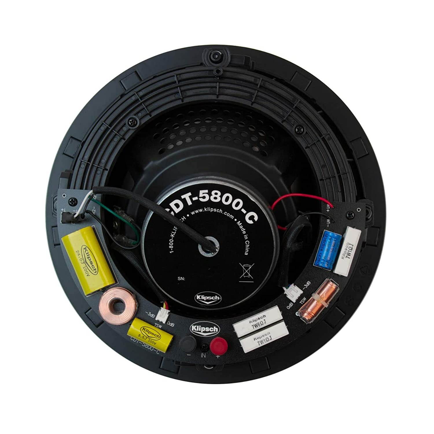 Klipsch CDT-5800-C II 8" in-Ceiling Pivoting Speakers - Pair (White)