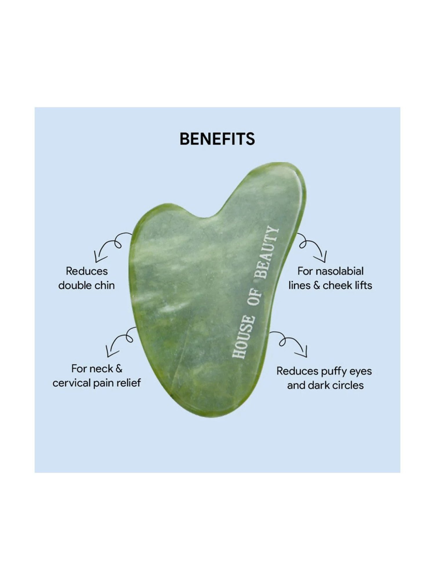 House of Beauty Jade Guasha Kit