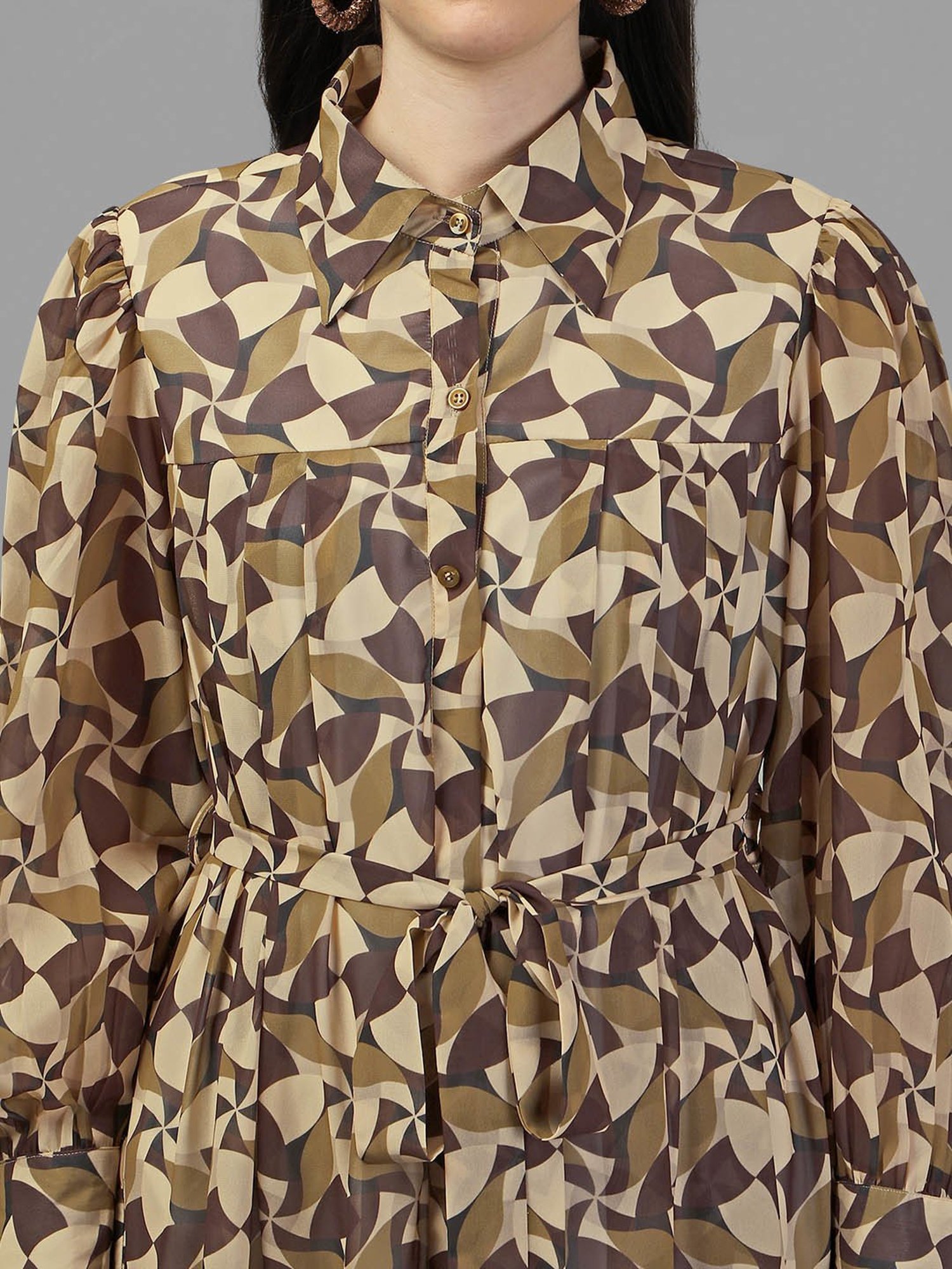 MASAKALI.CO Multicolor Printed A Line Dress