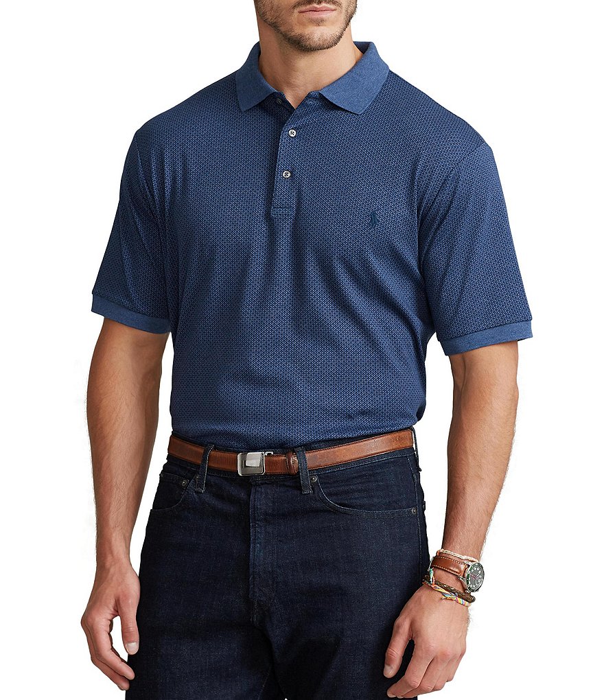 Polo Ralph Lauren Big & Tall Soft Cotton Printed Short-Sleeve Polo Shirt