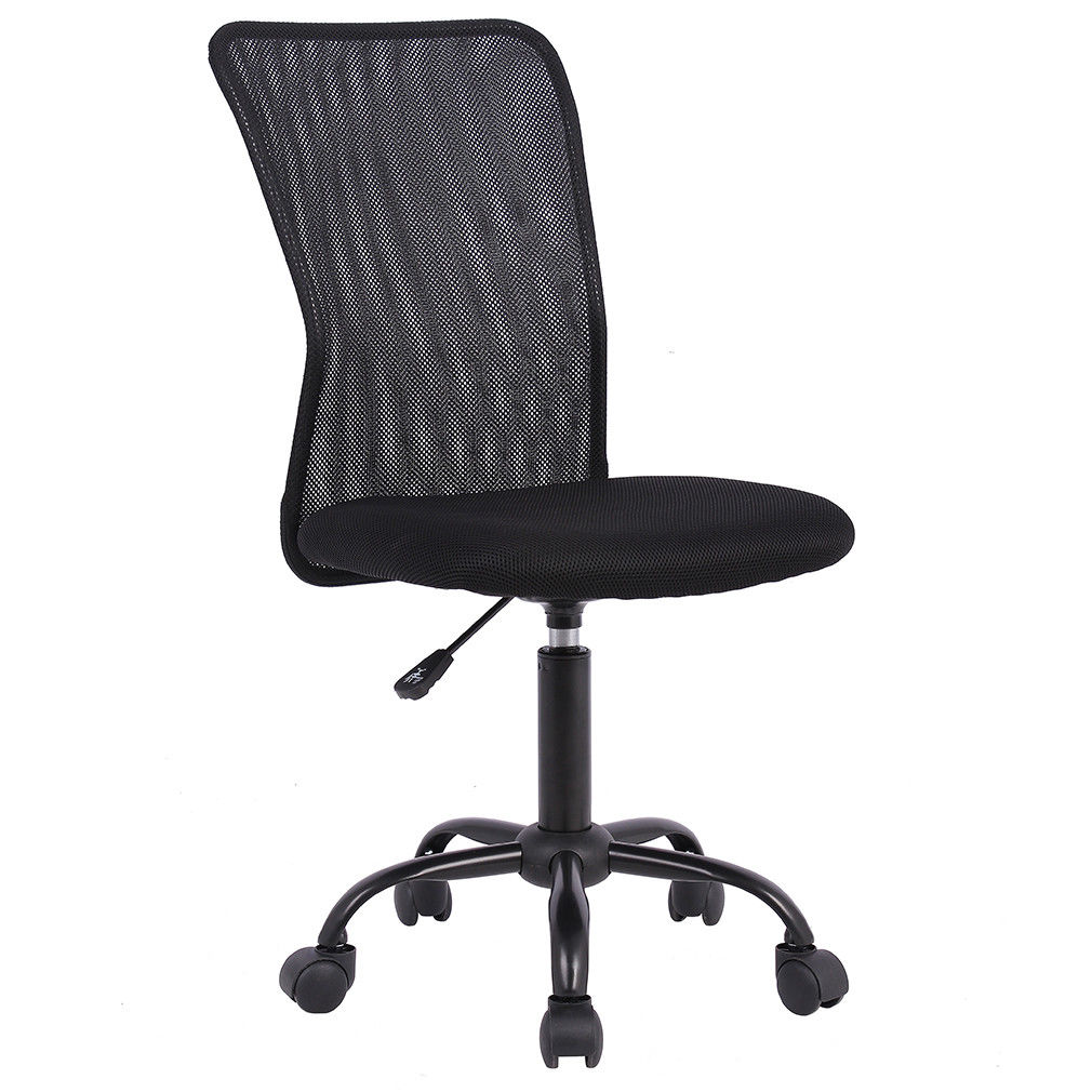 Ergonomic Office Chair Mesh Desk Chair Task Computer Chair Adjustable Stool Back Support Modern Executive Rolling Swivel Chair for Women&Men, Black