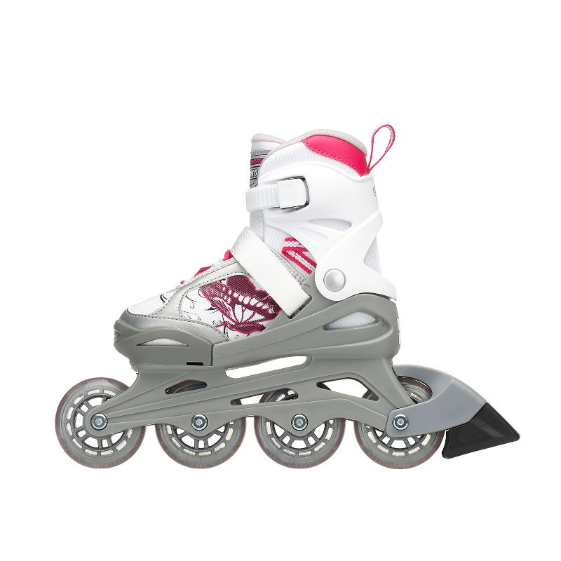 Rollerblade Zetrablade Adult Men's Beginner Recreation Fitness Inline Skates, Size 9, Black/Silver