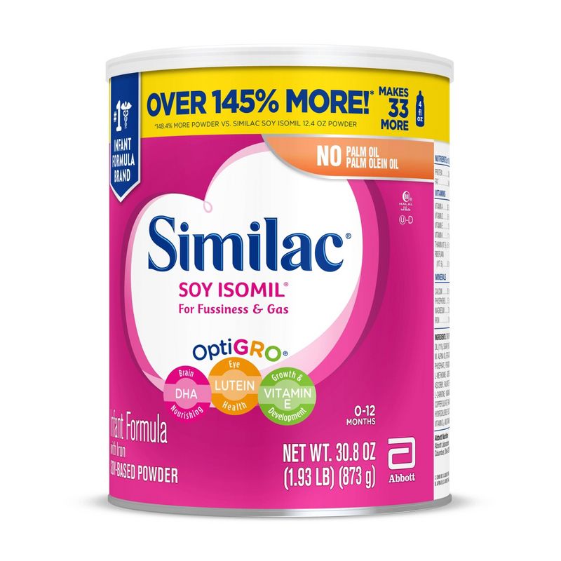 Similac Soy Isomil Infant Formula Powder with Iron - 30.8oz