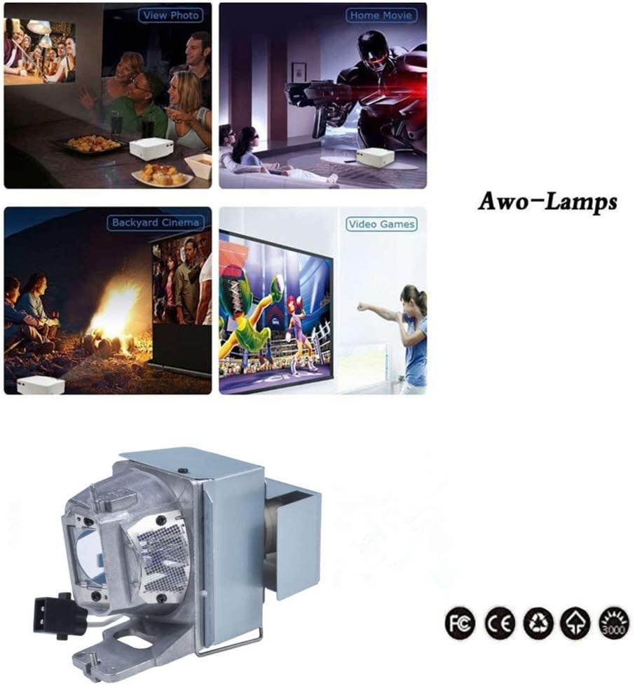 AWO Original Bulb Inside BL-FP240G / SP.7AZ01GC01 Replacement Lamp with Housing for OPTOMA DH350 EH334 EH335 EH336 EH337 HD143X HD144X HD270e HD27e WU335 WU337