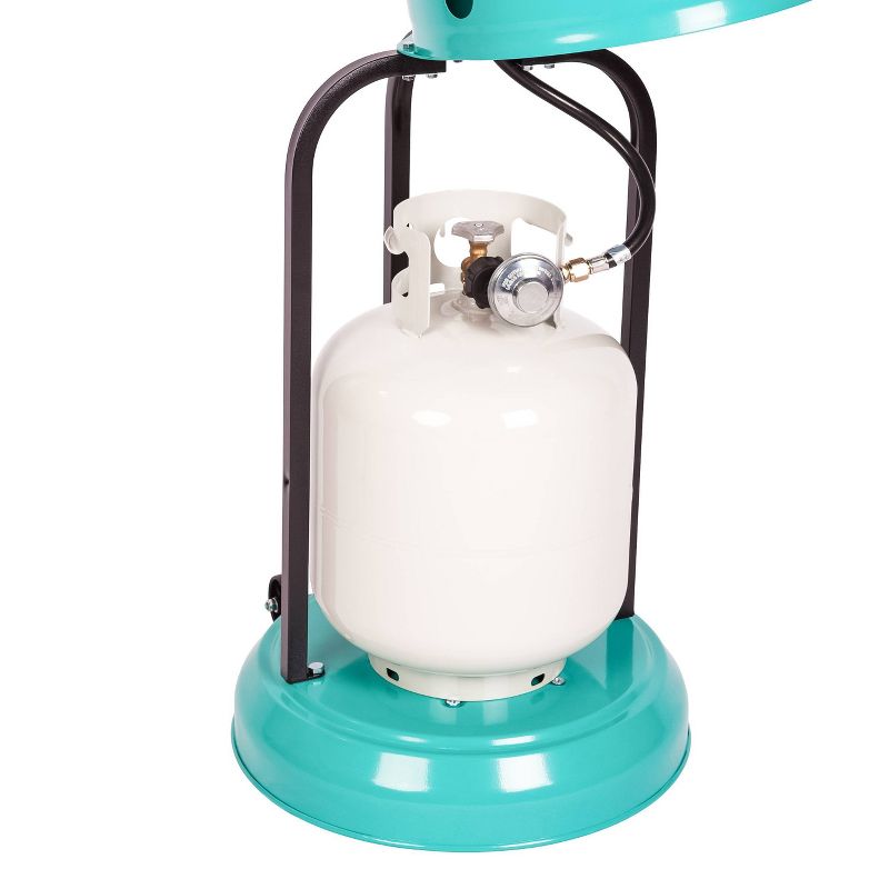 Aqua Blue Powder Coated Patio Heater - Fire Sense