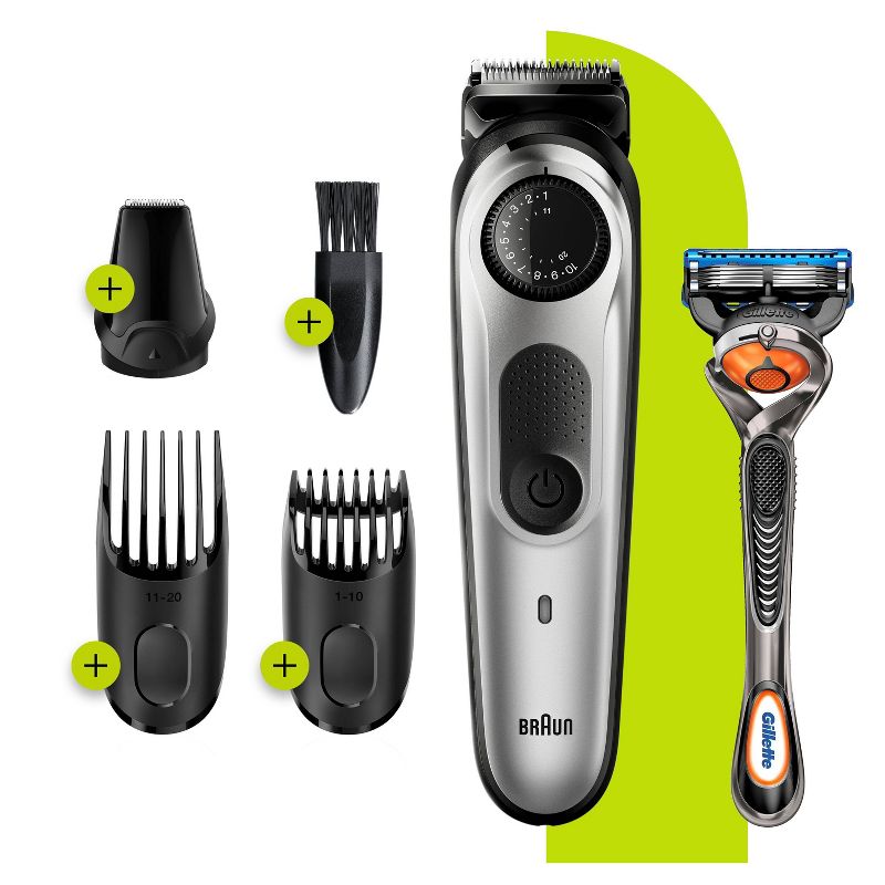 Braun BT5260 Men's 39-Setting Rechargeable Electric Beard & Hair Trimmer
