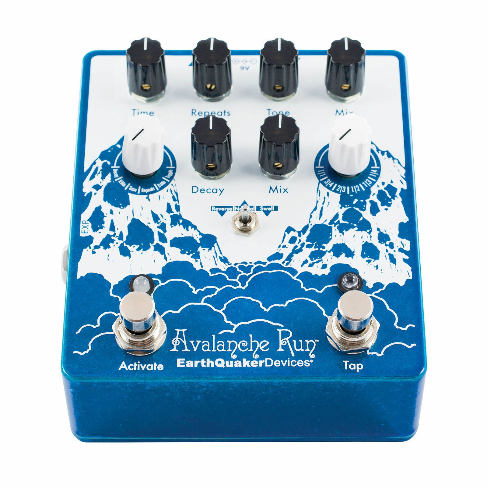 EarthQuaker Devices Avalanche Run Delay & Reverb with Tap Tempo V2 Guitar Pedal