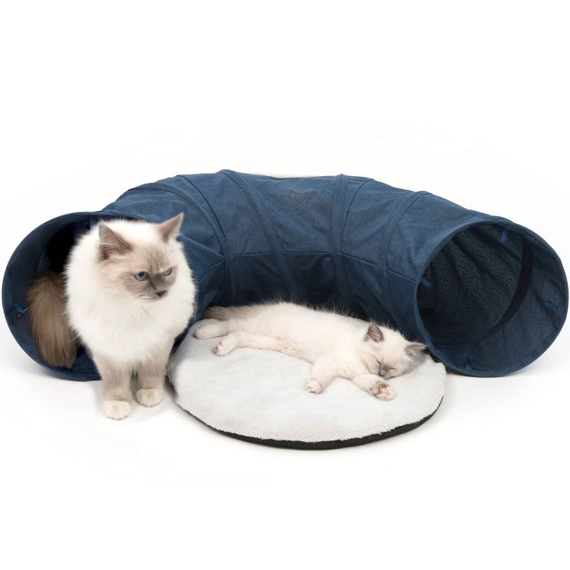 Catit Vesper Tunnel Cat Toy - Blue
