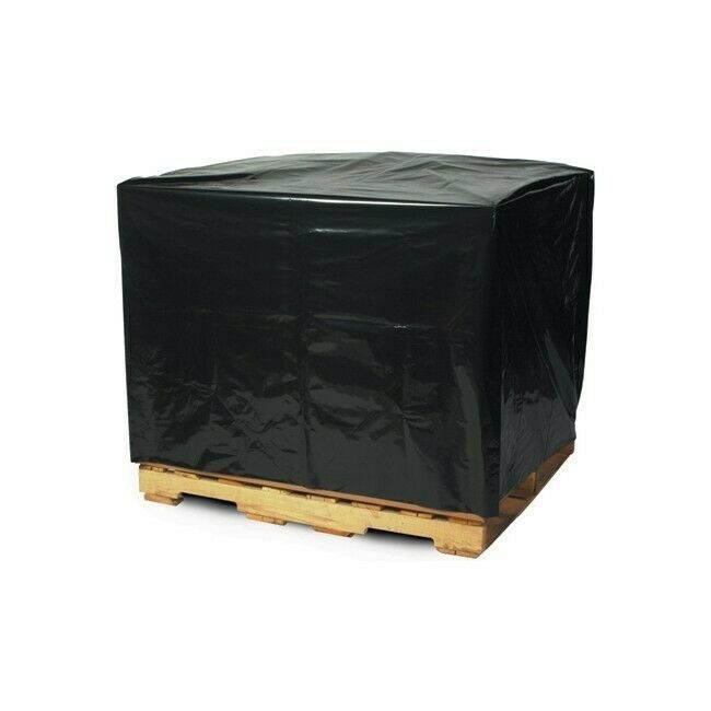 Pallet Covers, 2 Mil, 46" x 42" x 68", Black, 50/Case