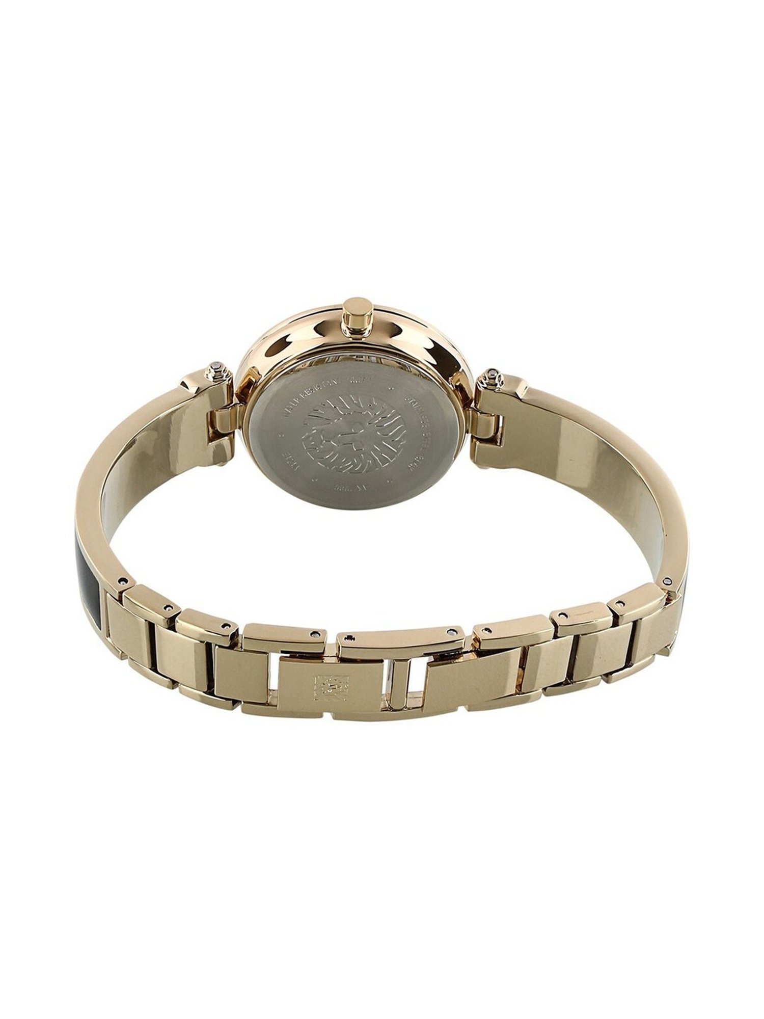 Anne Klein NDAK1980BKGB Diamonds Analog Watch for Women