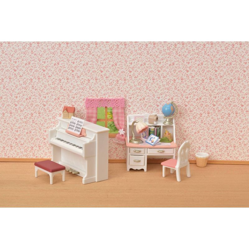 Calico Critters Piano and Desk Set