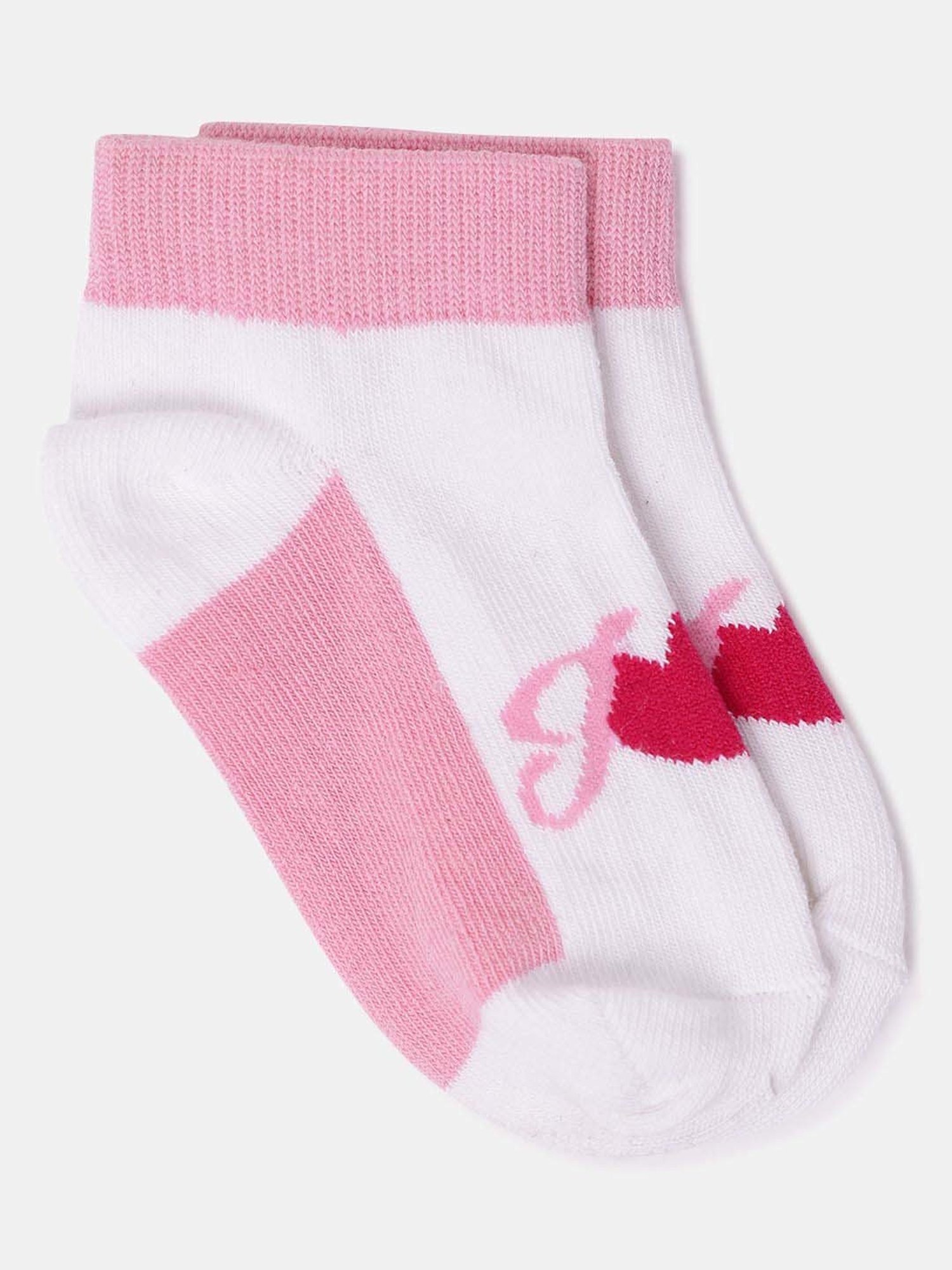 Skechers Crew Multicolor Printed Socks for Girls - Pack of 3