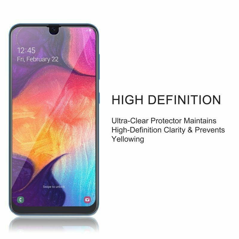 3 Pack Clear TPU Hydrogel Screen Protector Film Cover For  Galaxy A50