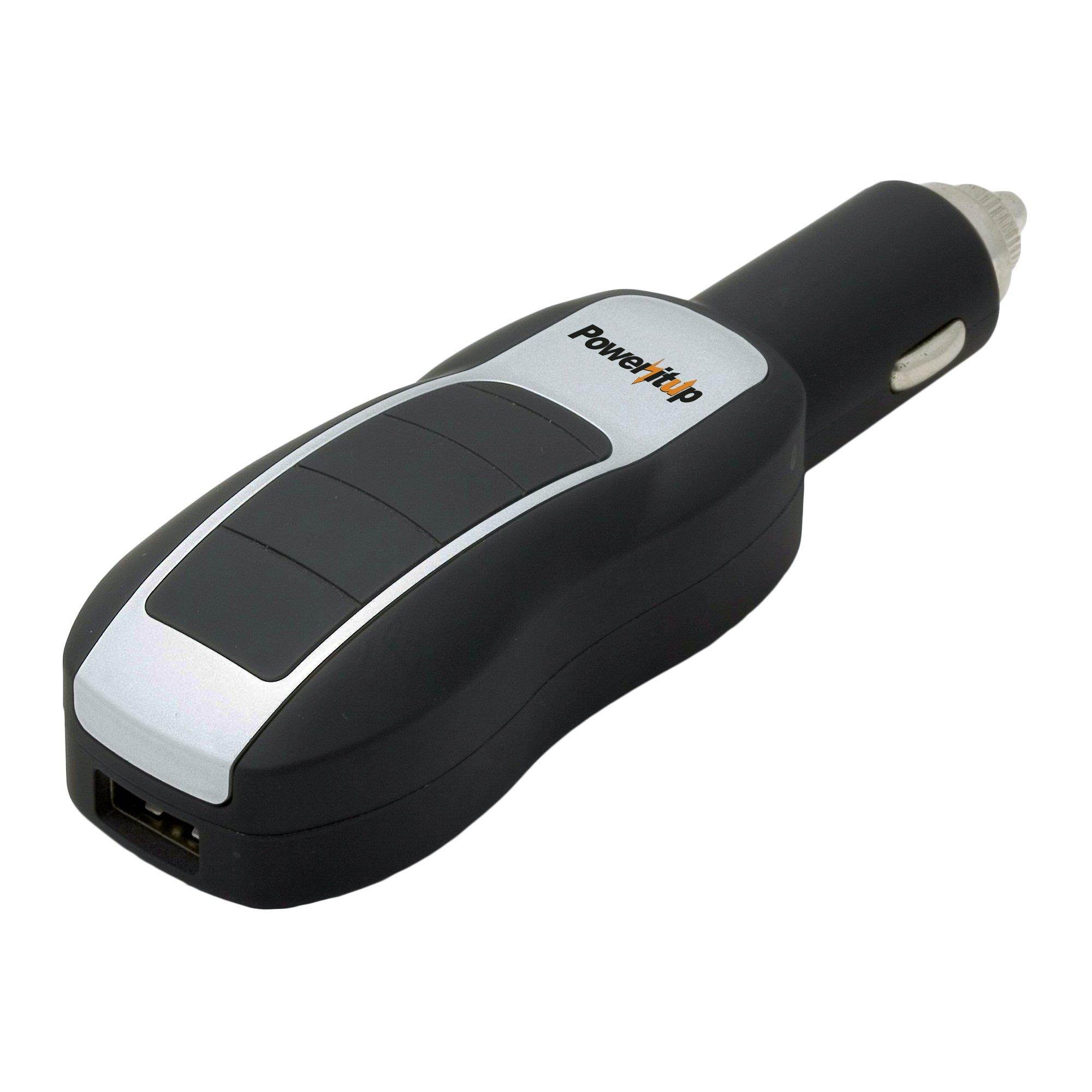 PowerItUp PBC-3012 2 in 1 USB Car Adapter & 3,000 mAh Power Bank