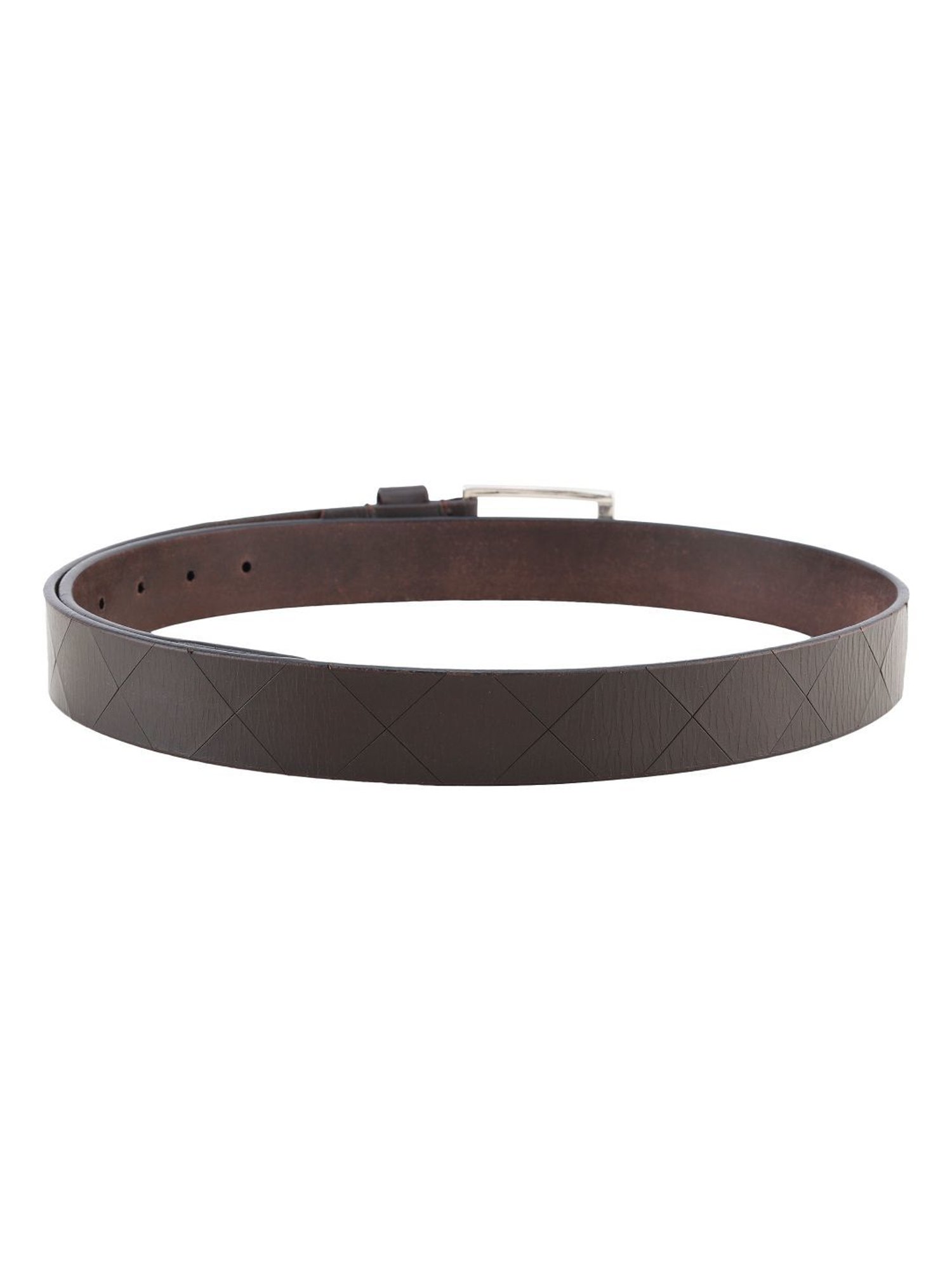 Hidesign Mariko Brown Solid Leather Narrow Belt