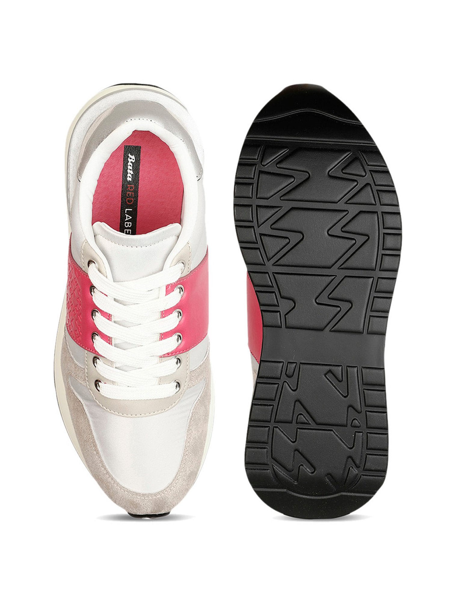 Bata Women's Red Label White Running Shoes