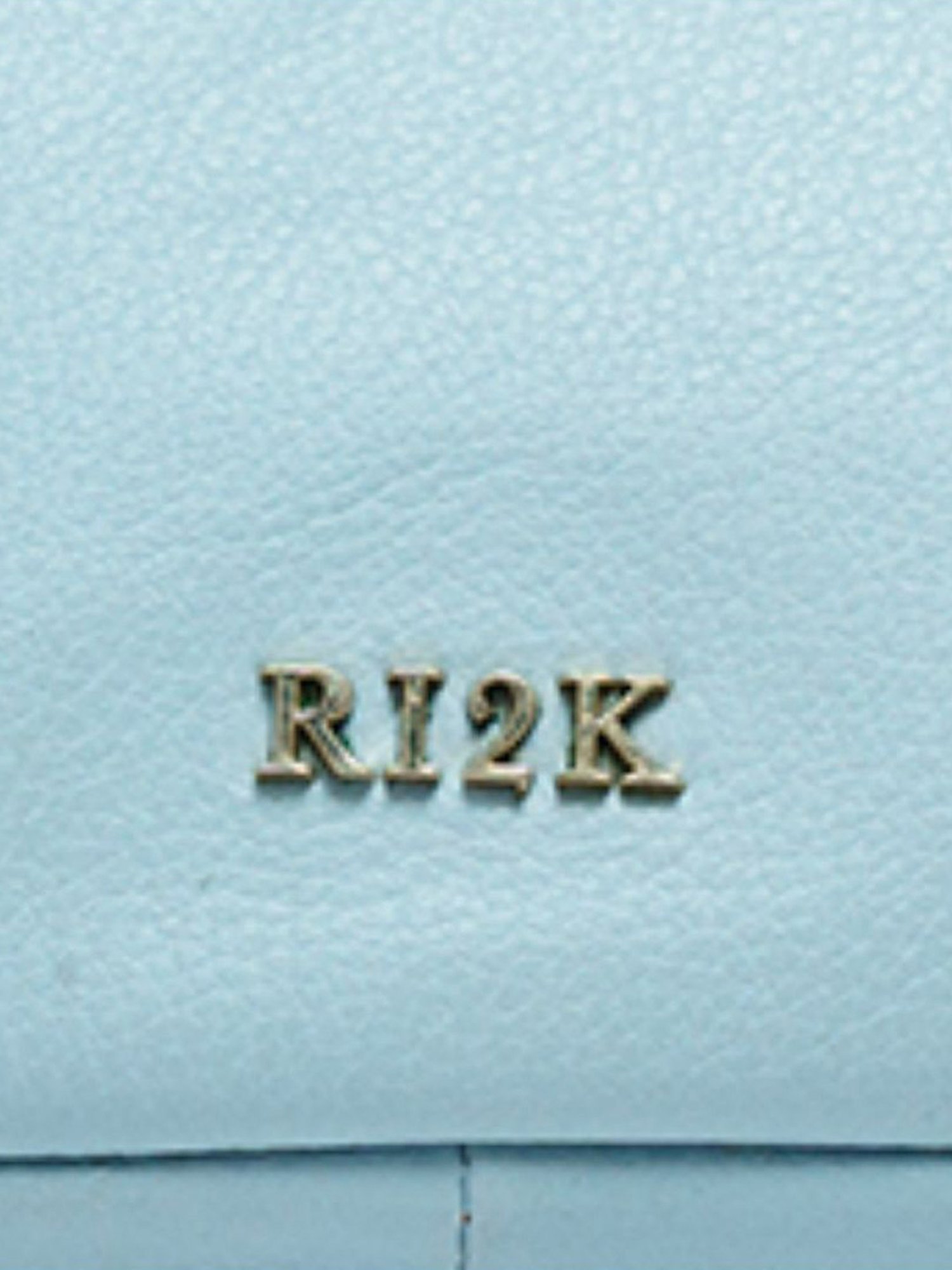 RI2K London Light Blue Leather Small Cross Body Bag
