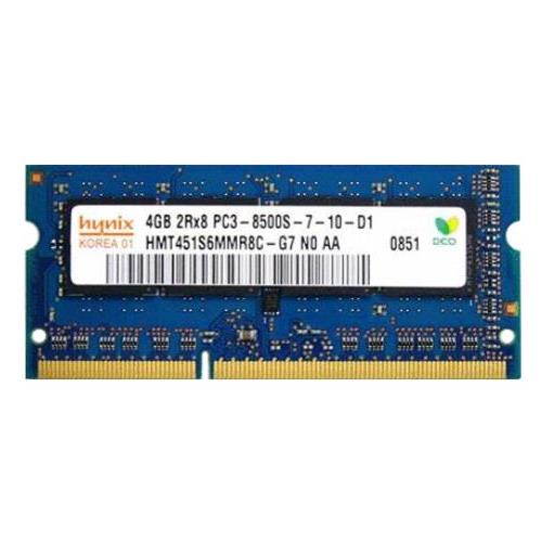 4GB DDR3 PC3-8500 1066mhZ 204-pin CL7 SO-DIMM HMT451S6MMR8C-G7 Hynix