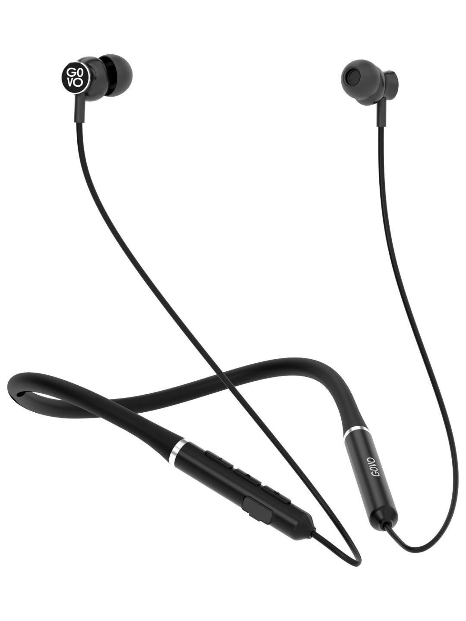 GOVO GOKIXX 630 in-Ear Wireless Neckband Earphone with HD Mic (Black)