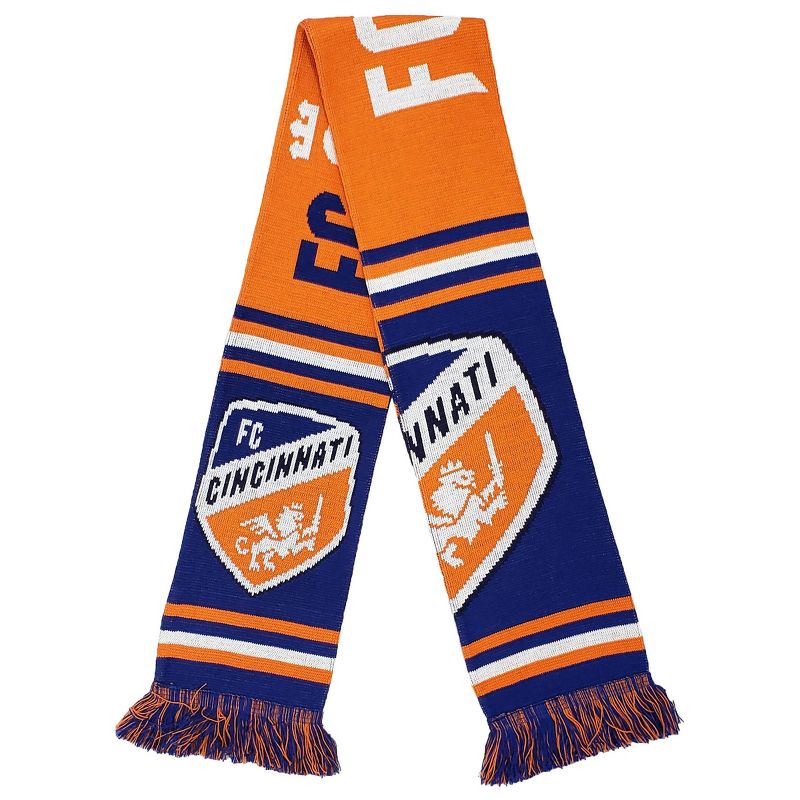 MLS FC Cincinnati Knit Block Scarf