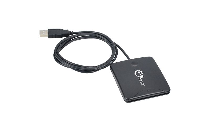 SIIG USB 2.0 Smart Card Reader - CableUSB 2.0 Black