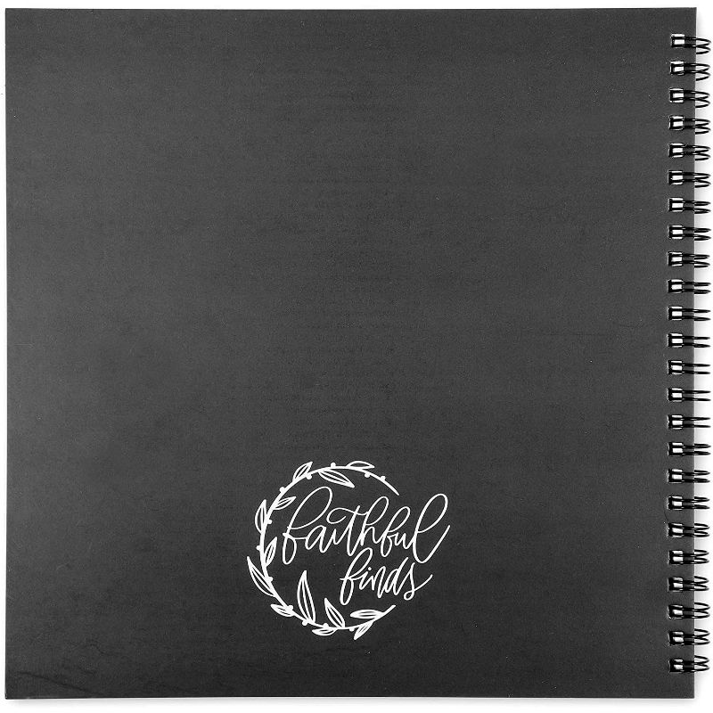 Faithful Finds Religious Prayer Journal, Spiral Floral Notebook, 8.8 x 8.5 in