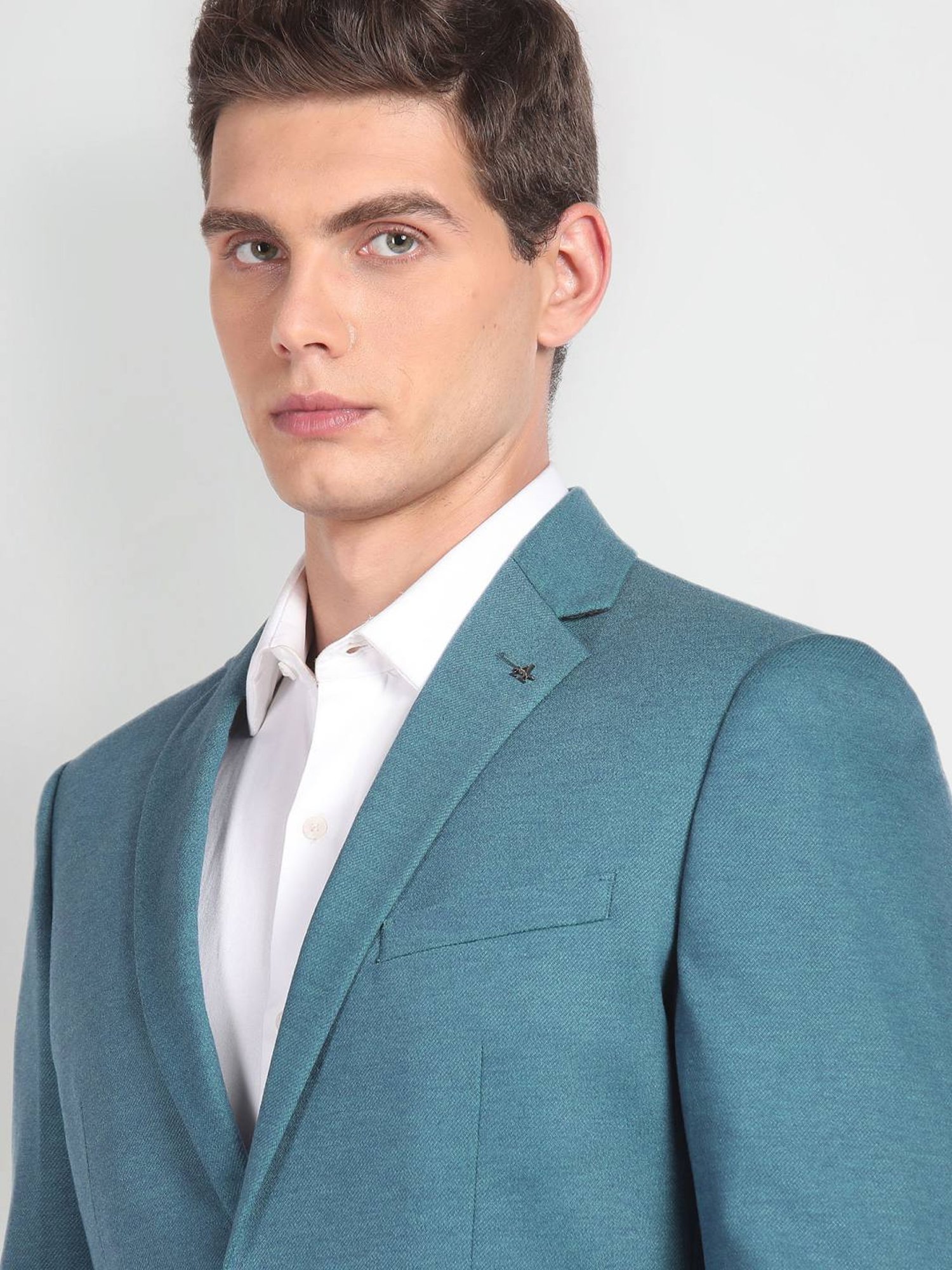 Arrow Green Slim Fit Blazer