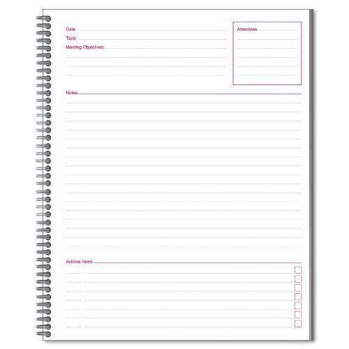 Mead Cambridge Limited Meeting Notebooks - 80 Sheet - College Ruled - (mea06132)