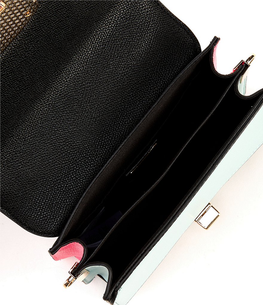 ALDO Etiwen Snake Colorblock Top Handle Satchel Bag