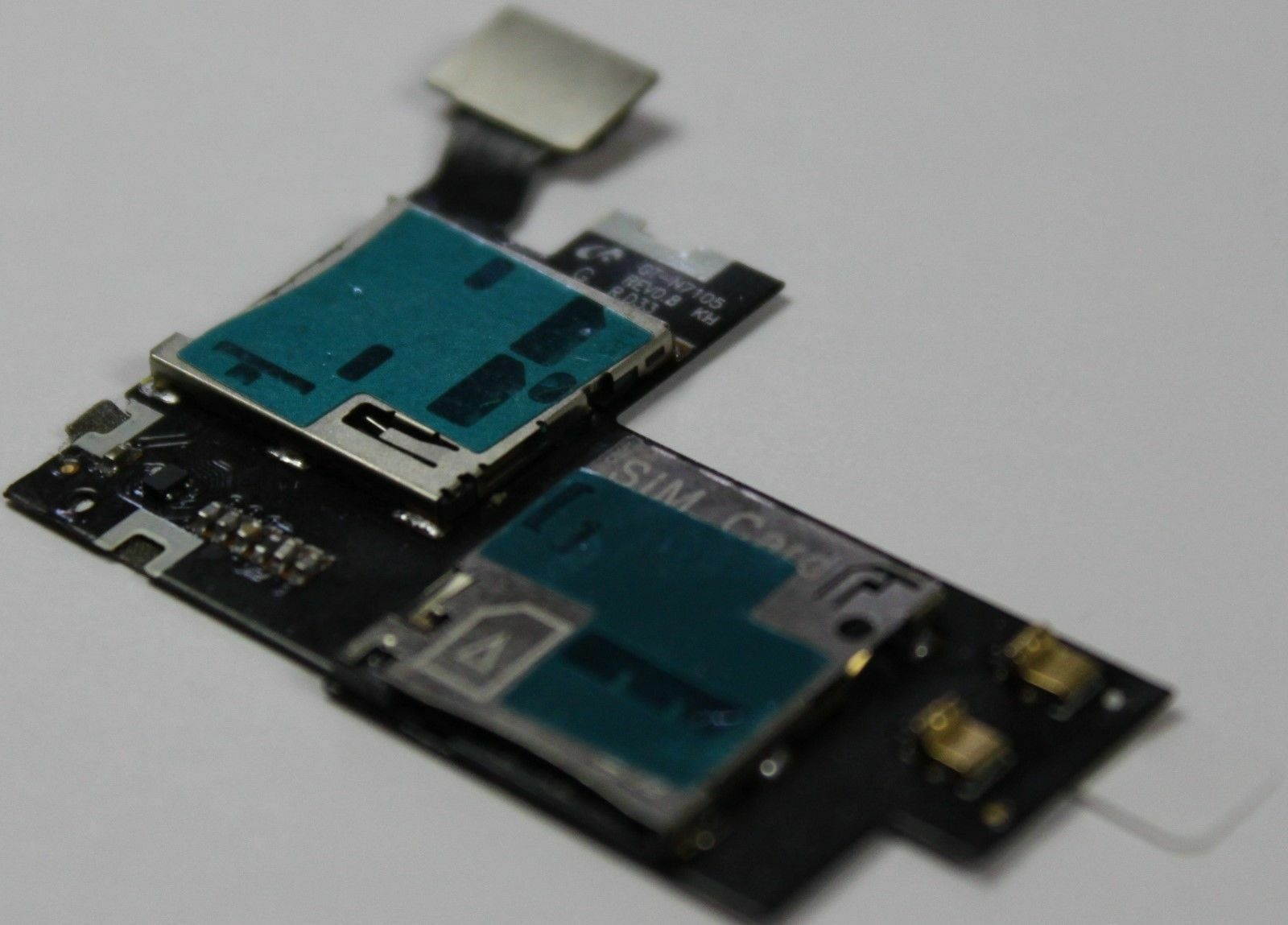 OEM New Micro SD SIM Card Reader Slot Tray For   Galaxy Note 2 i317 ATT