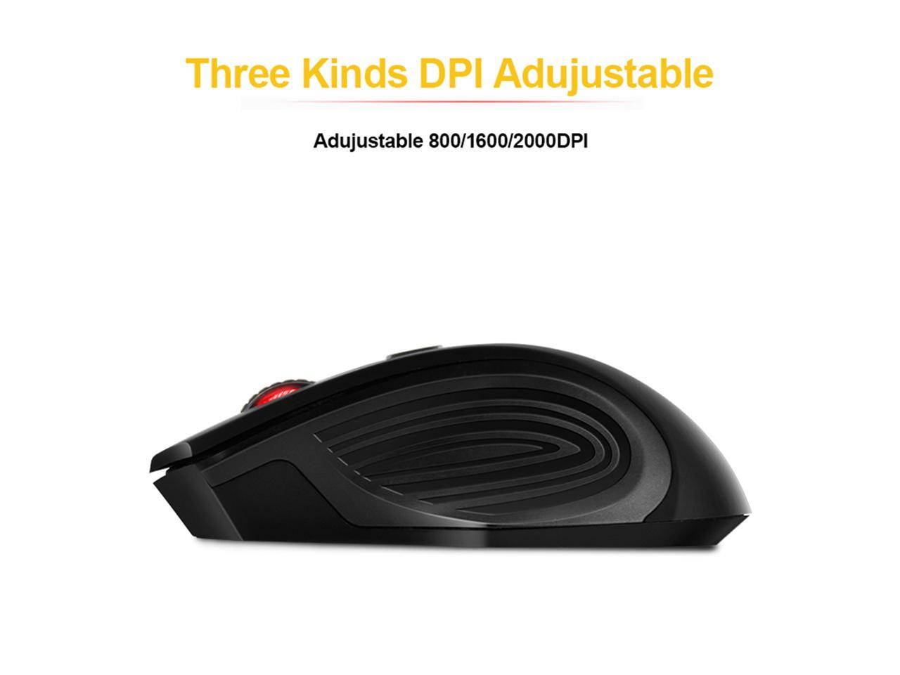 Wireless Mouse,Wireless Gaming Mouse,Full-size Mouse,Ergonomic Hand Grips,Mechanical Switches,Long battery life,Desktop Laptop PC Gaming Mouse, for Windows 7/8/10/XP Vista Linux MacOs