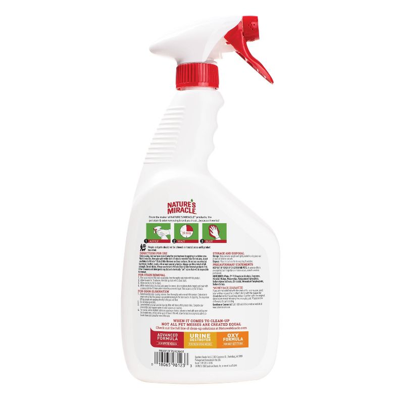 Nature's Miracle Spray JFC Pet Stain Remover - 32 Oz