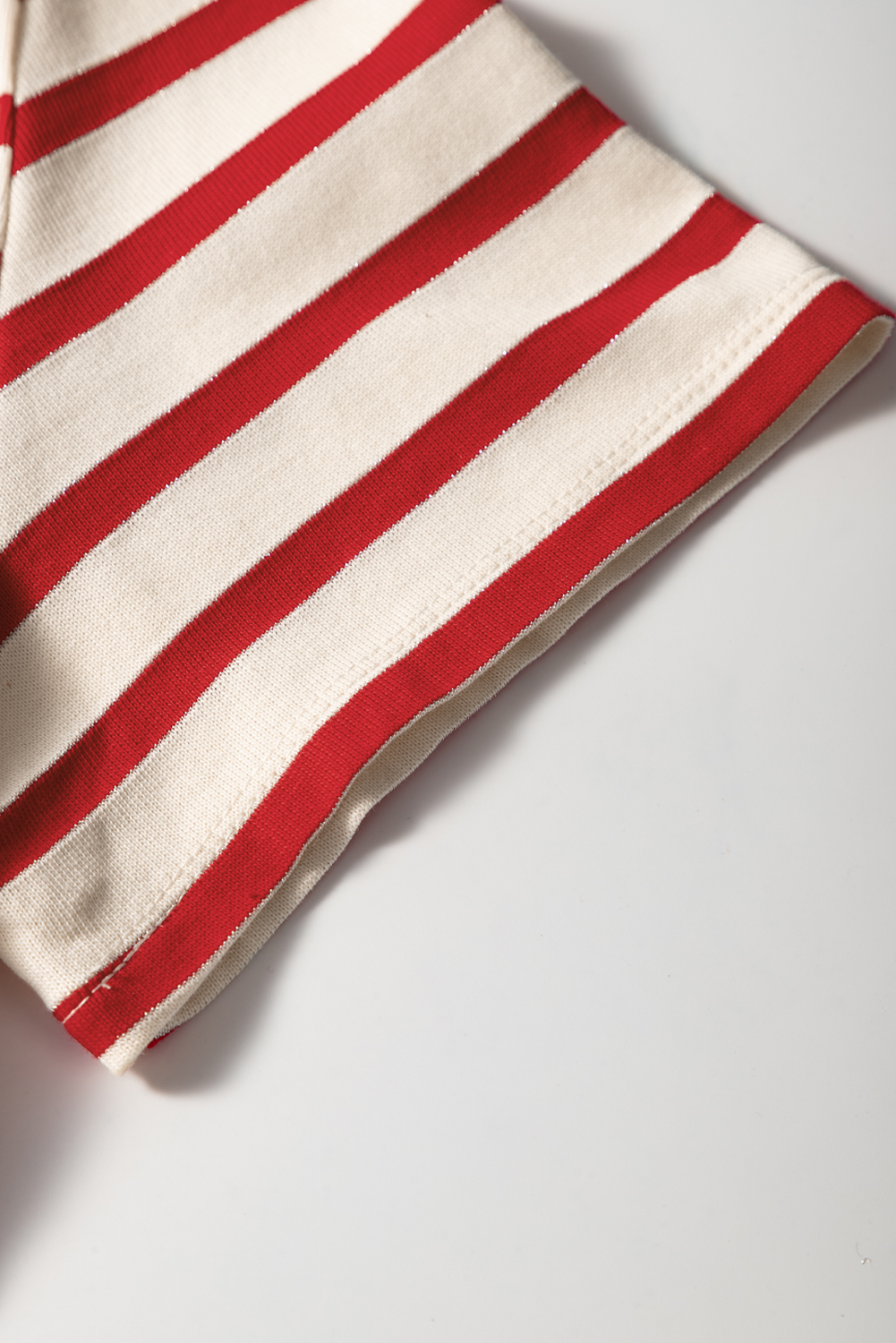 Skobeloff Textured Ruffle Split Top and Drawstring Shorts Set