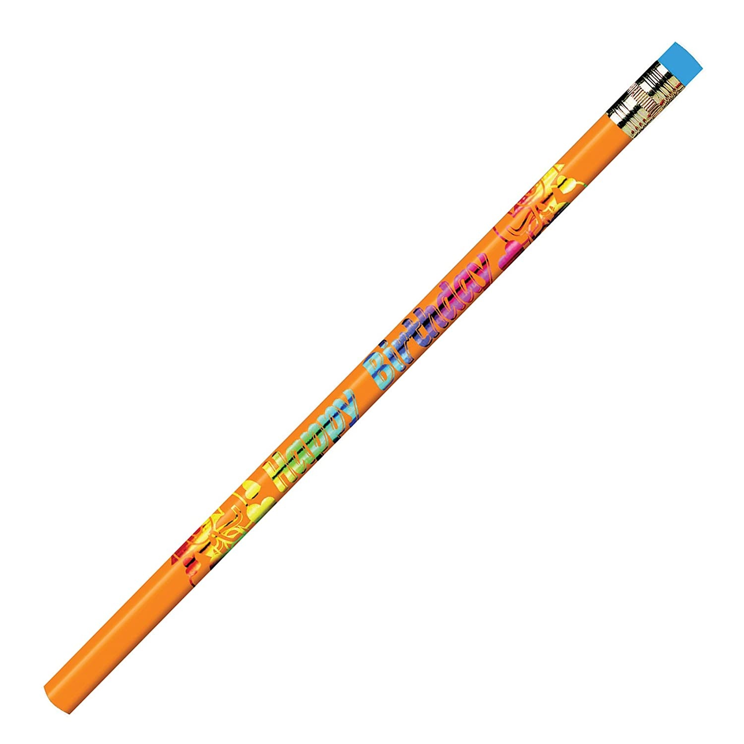 Moon Products Happy Birthday Pencils - Dozen - Pack of 12