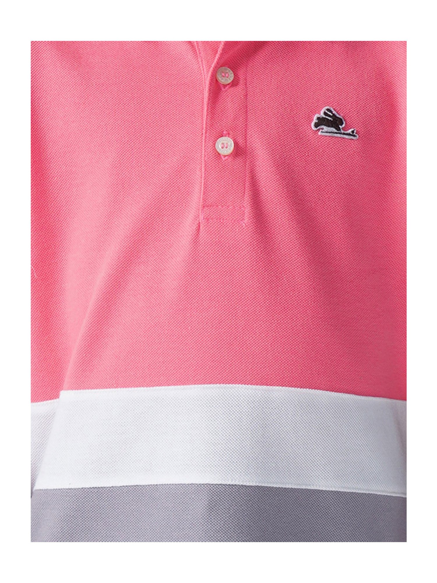 Pantaloons Junior Multicolor Cotton Striped Polo T-Shirt