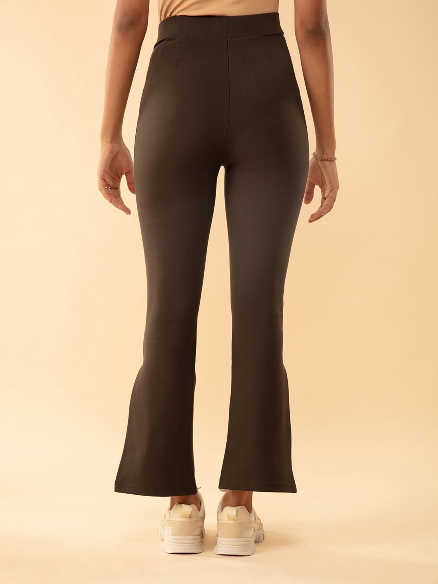 Nykd Dark Olive Slit Pants