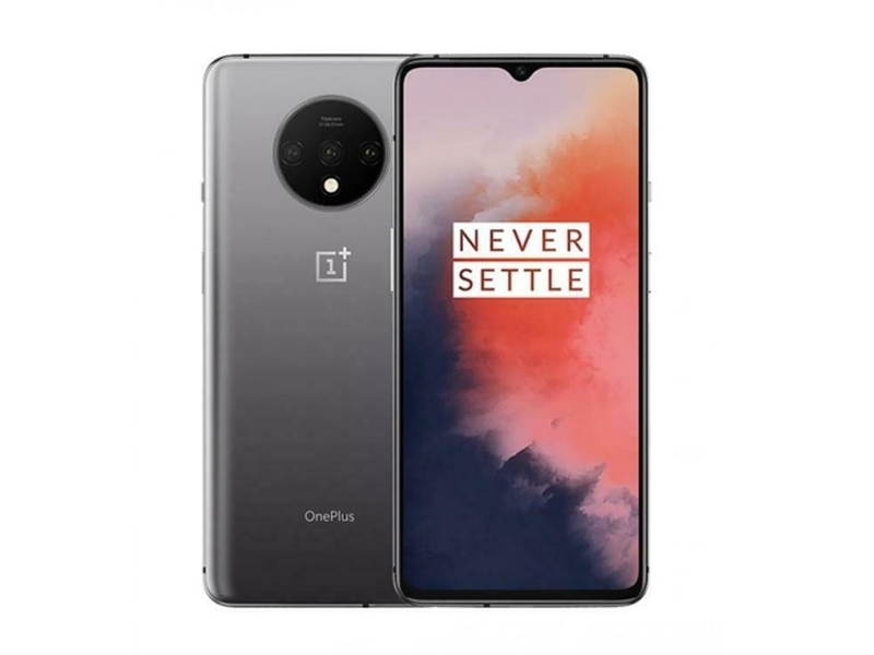 OnePlus 7T Snapdragon 855 Plus Octa Core 90Hz AMOLED 48MP Triple Cameras 6.55" 4G LTE 8+256GB 48+12+16MP Unlocked Smartphone International Version -  Frosted Silver