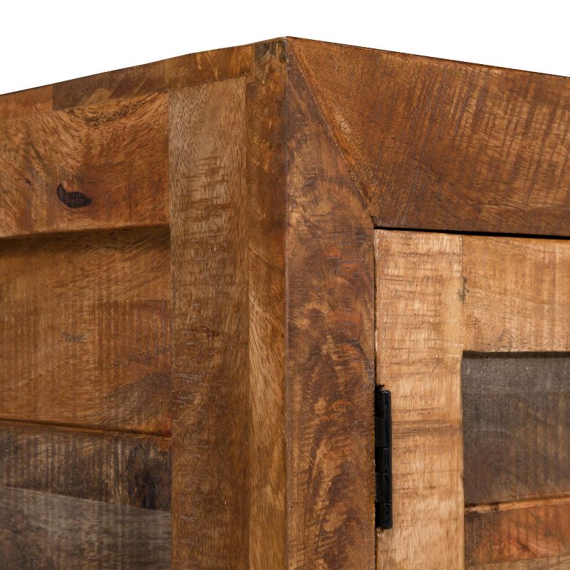 Naples Side Board White/Dark Brown - Chique