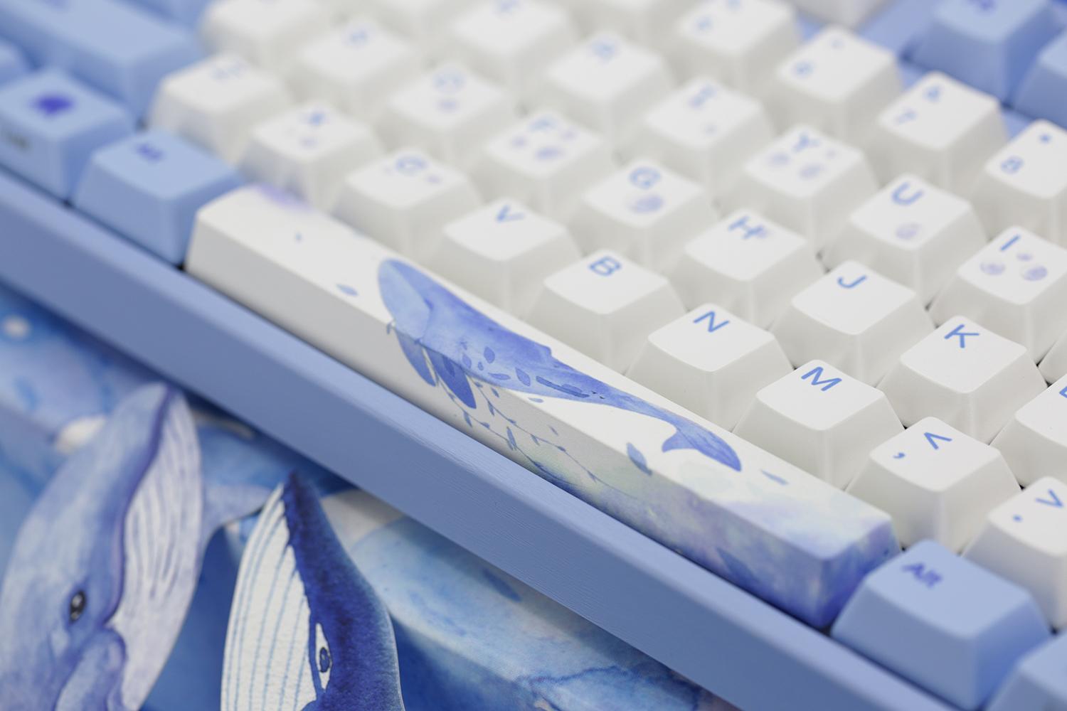 2, 60% Wired/Wireless Mechanical Keyboard (Kailh Box Brown Switch/White Case) - Full Keys Programmable - True RGB Backlit - Tap Arrow Keys - Double Shot PBT Keycaps - NKRO - 1900mAh Battery