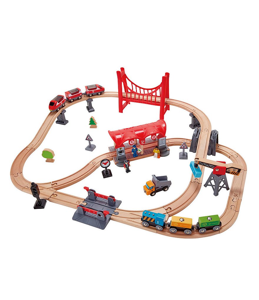 Hape Busy City Railroad Set