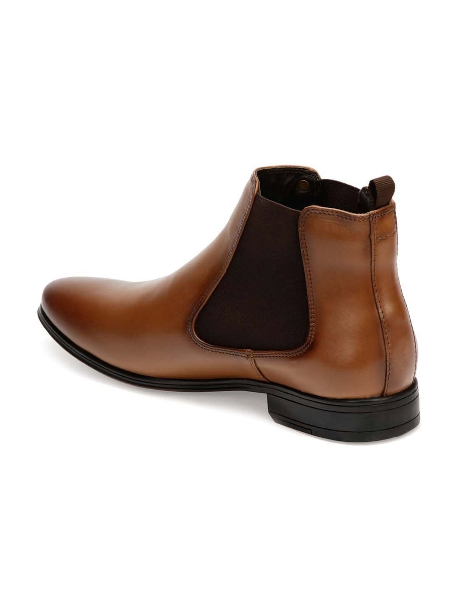 ID Men's Tan Chelsea Boots