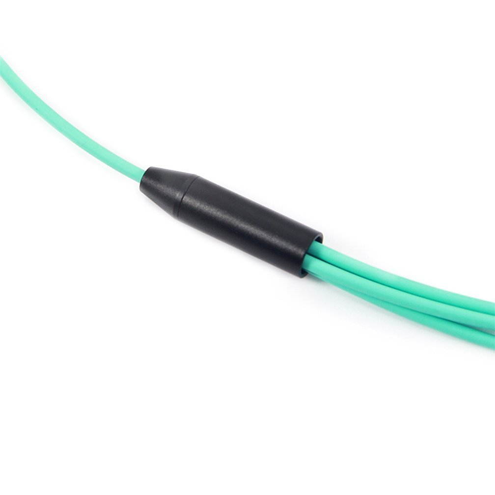 10Gtek MPO Fan-out Patch Cable, OM3 Multimode Fiber, MPO to 8xLC Uniboot, 1-meter(3.3ft)