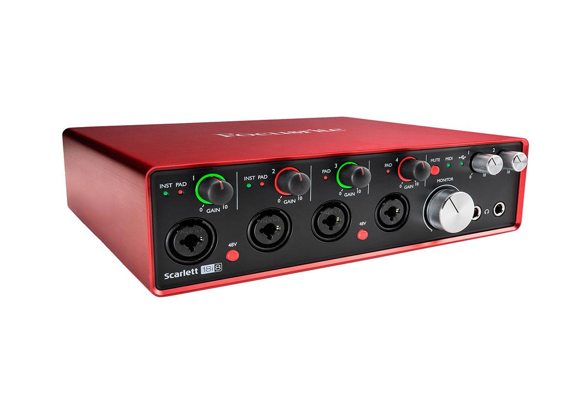 Focusrite Scarlett 18i8 2nd Gen 18 Input/8 Output USB 2.0 Audio Interface